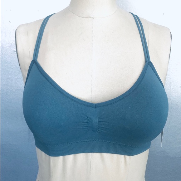 strappy back bralette top